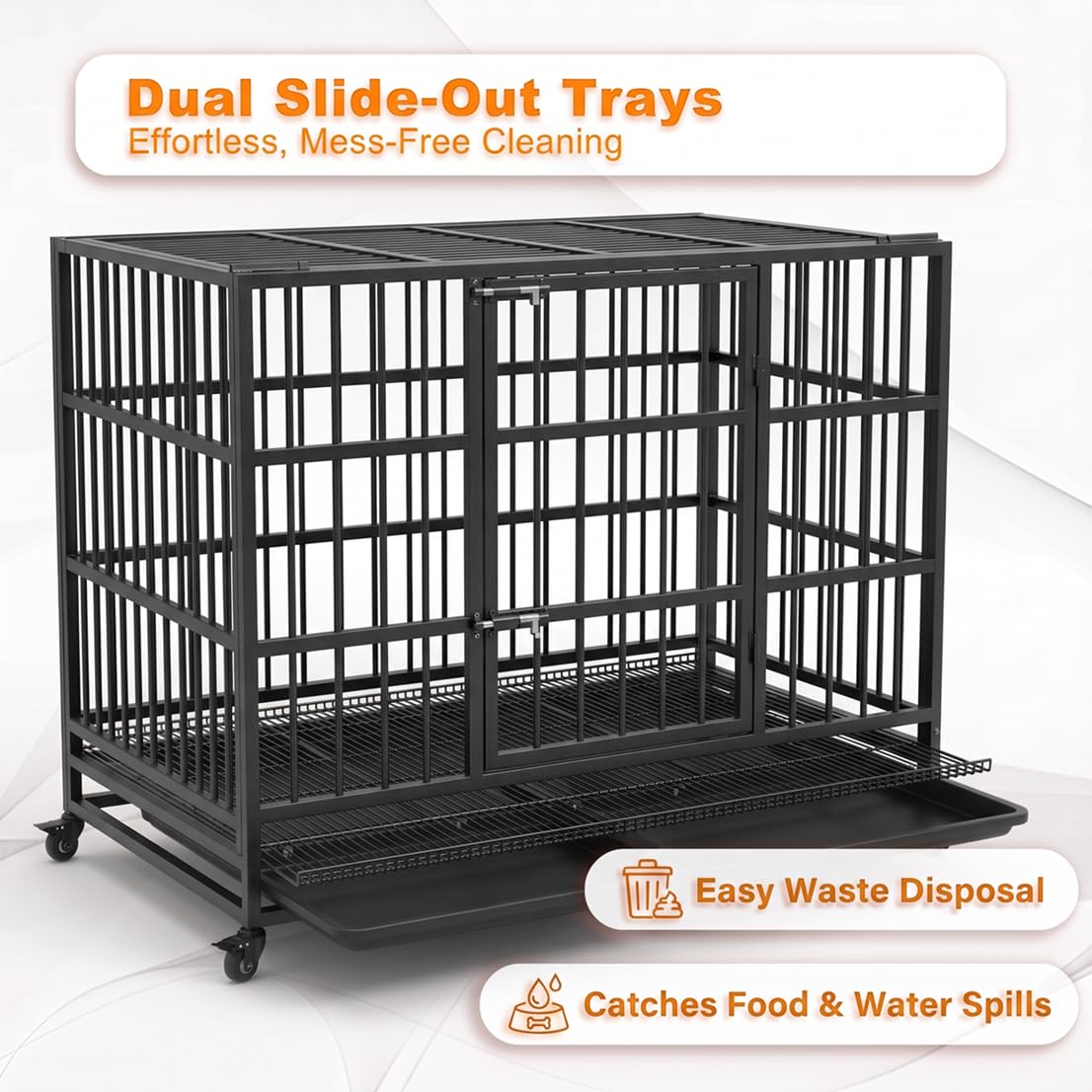 48" Heavy Duty Dog Crate A724