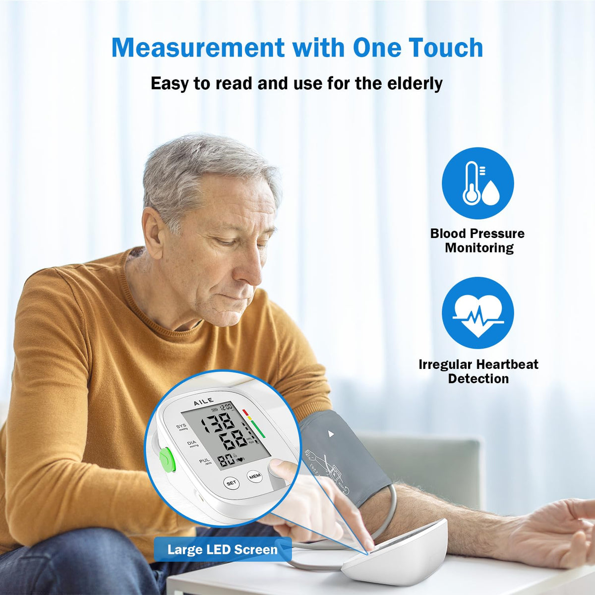 FDA Cleared Blood Pressure Monitor N438