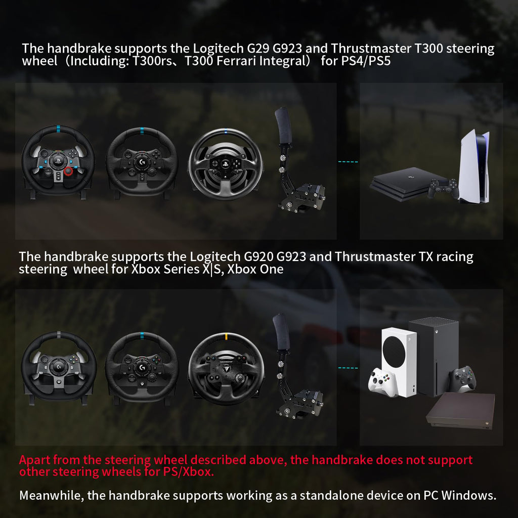 Sim Racing Handbrake with Table Clamp M4866