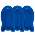 3 Pack Plastic Toboggan Snow Sled with Pull Ropes and Handles G48955
