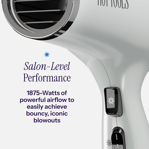 1875 Watt White Ceramic Hair Dryer O72469