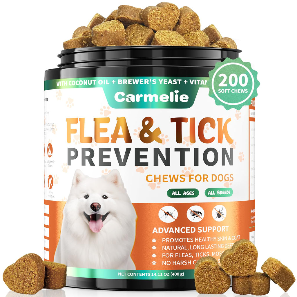 Flea and Tick Prevention for Dogs Chewables 200 Ct M327