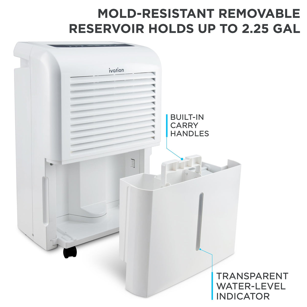 50 Pint Dehumidifier with Pump & Drain Hose U651157