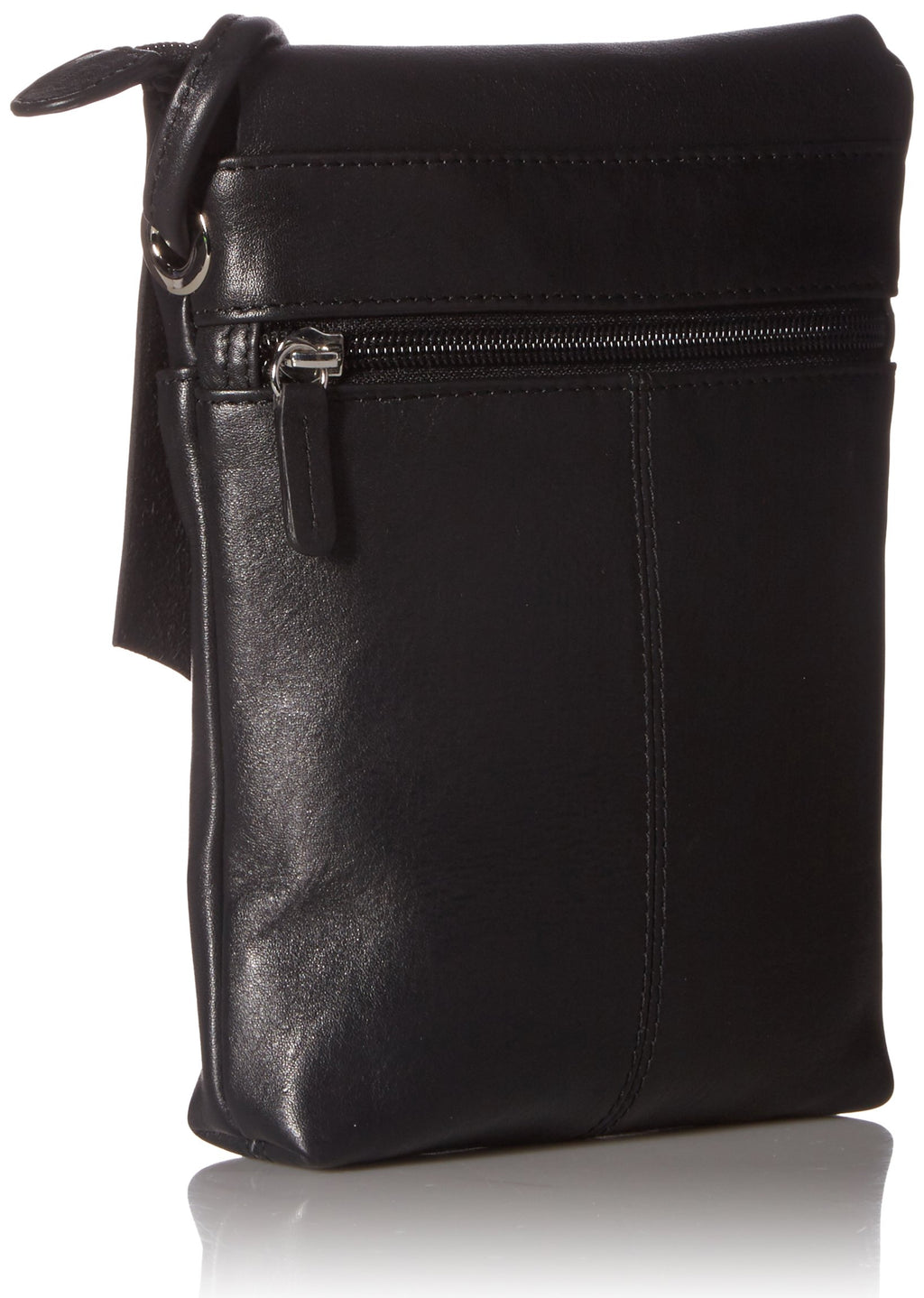 Leather Mini Crossbody Bag with RFID Blocking X53419