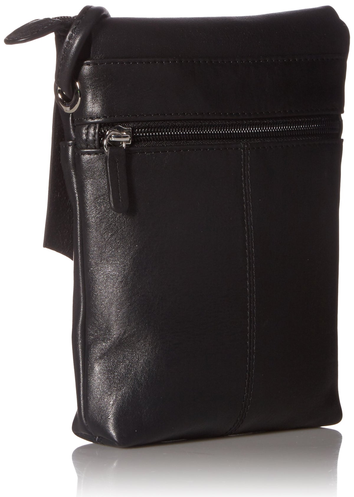 Leather Mini Crossbody Bag with RFID Blocking X53419