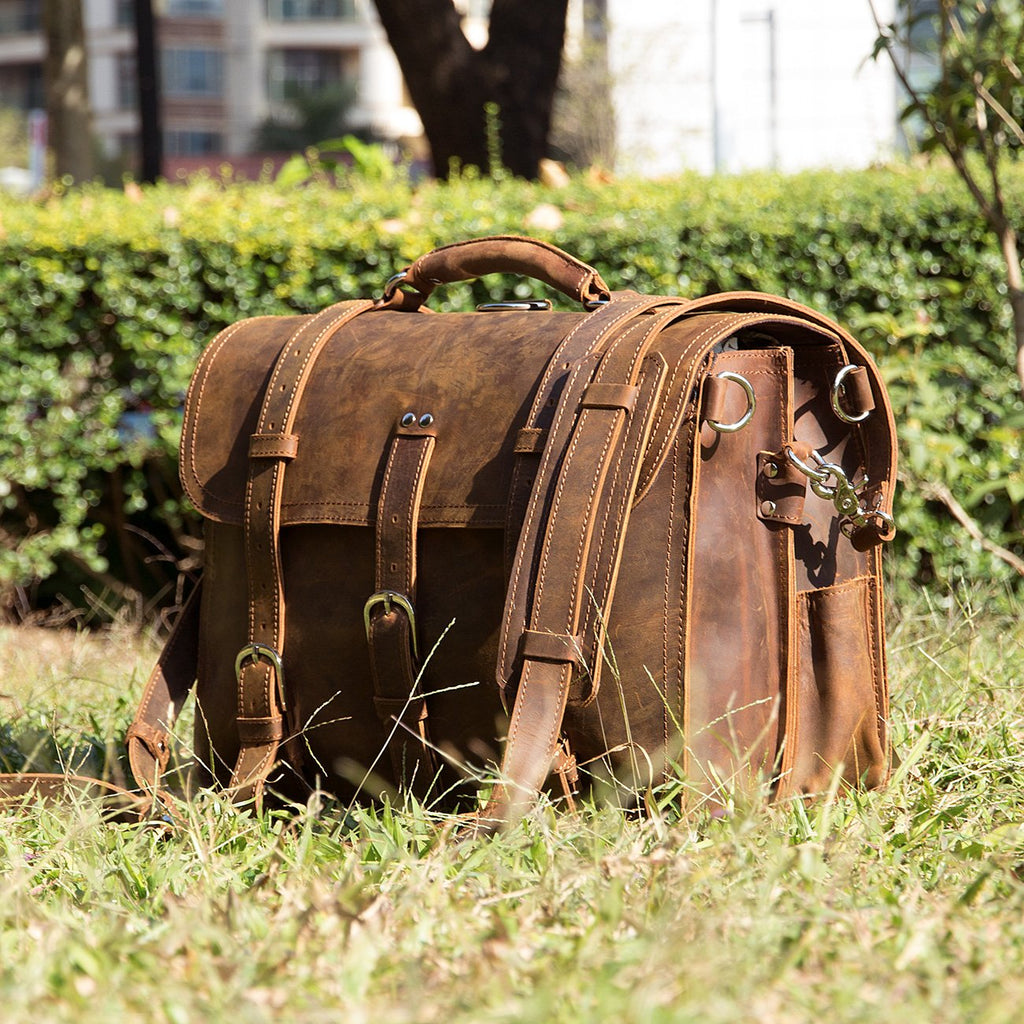 Leather Messenger Bag E935454