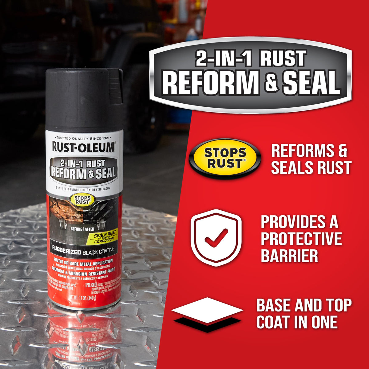 Black Rust Reform & Seal Coating Spray R351052