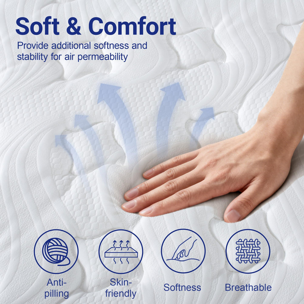 Full 12 Inch Hybrid Mattress with Memory Foam M939434