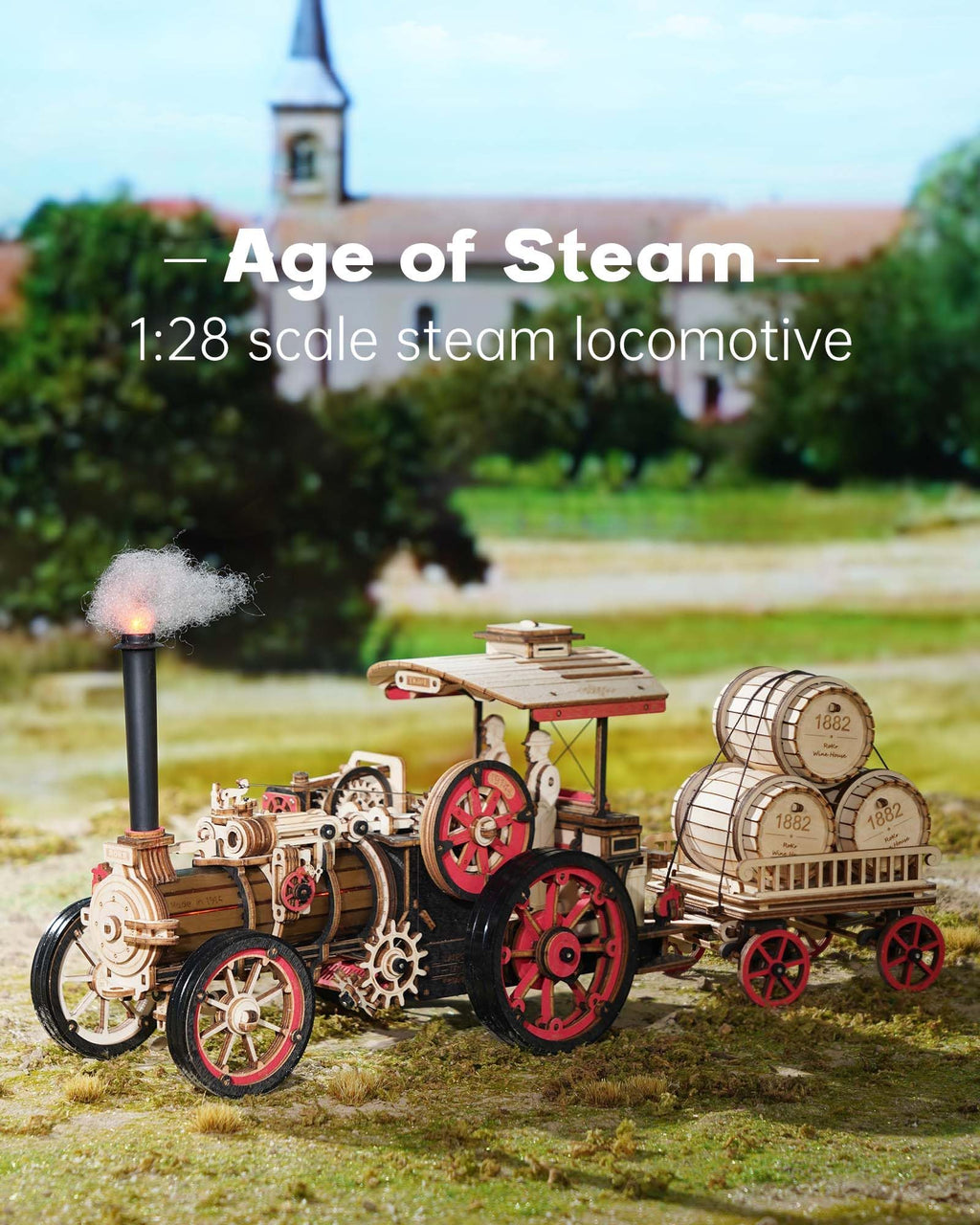 3D Puzzle 469pcs Wooden Mechanical Assembly Model Kit Q865