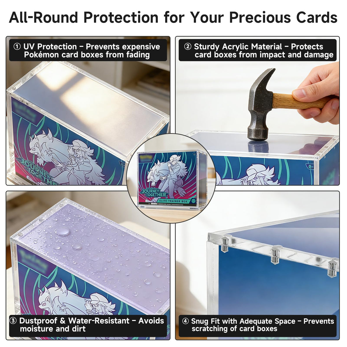 Acrylic Display Case with Locking Lid M21955