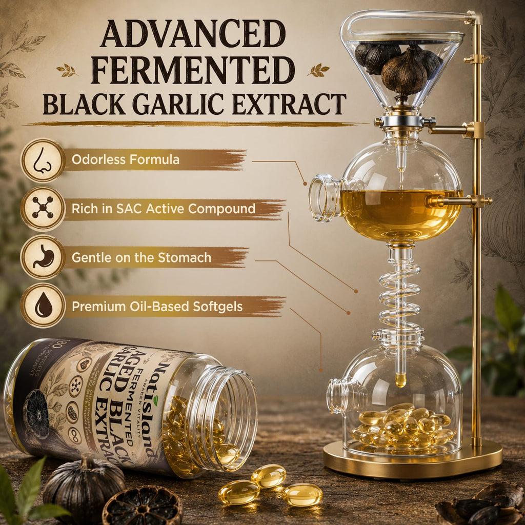 Odorless Black Garlic Extract Softgels V870421