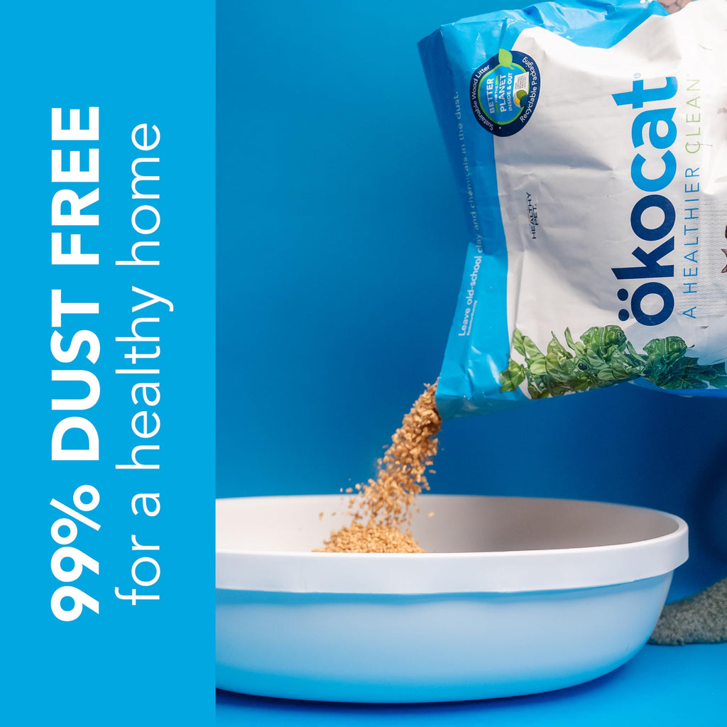 Natural Wood Clumping Cat Litter 16.6 lbs R415