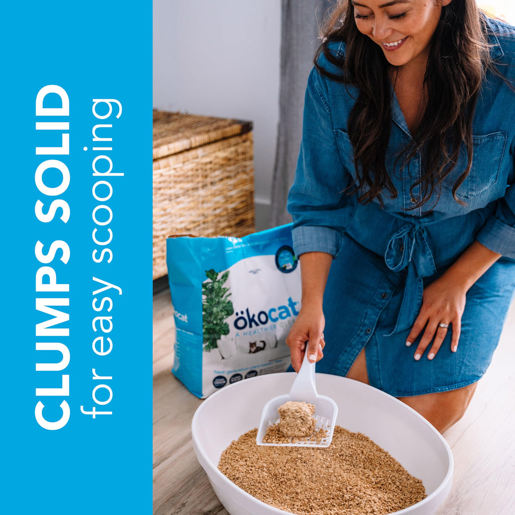 Natural Wood Clumping Cat Litter 16.6 lbs R415