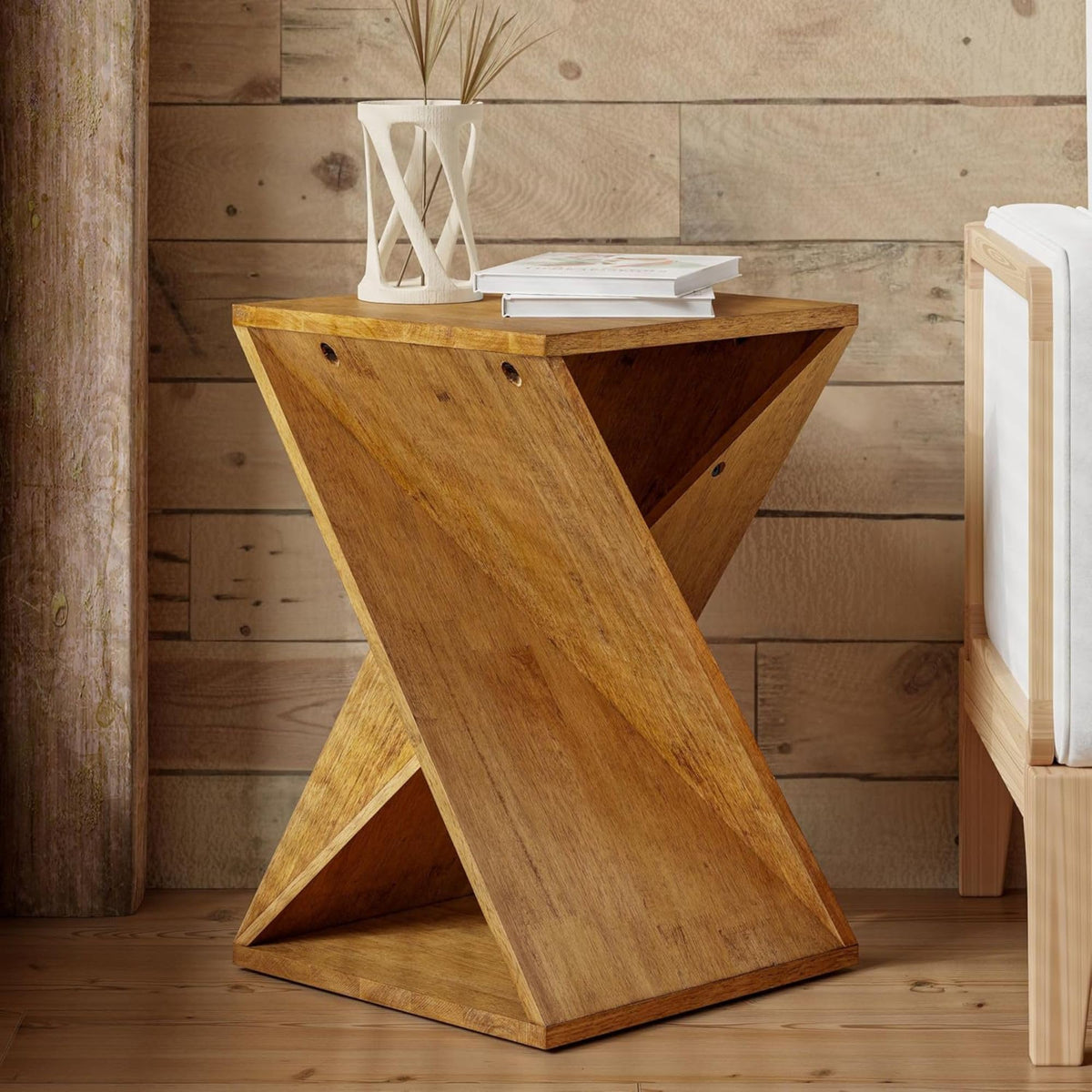 Rustic Farmhouse End Tables Set of 2 F451545