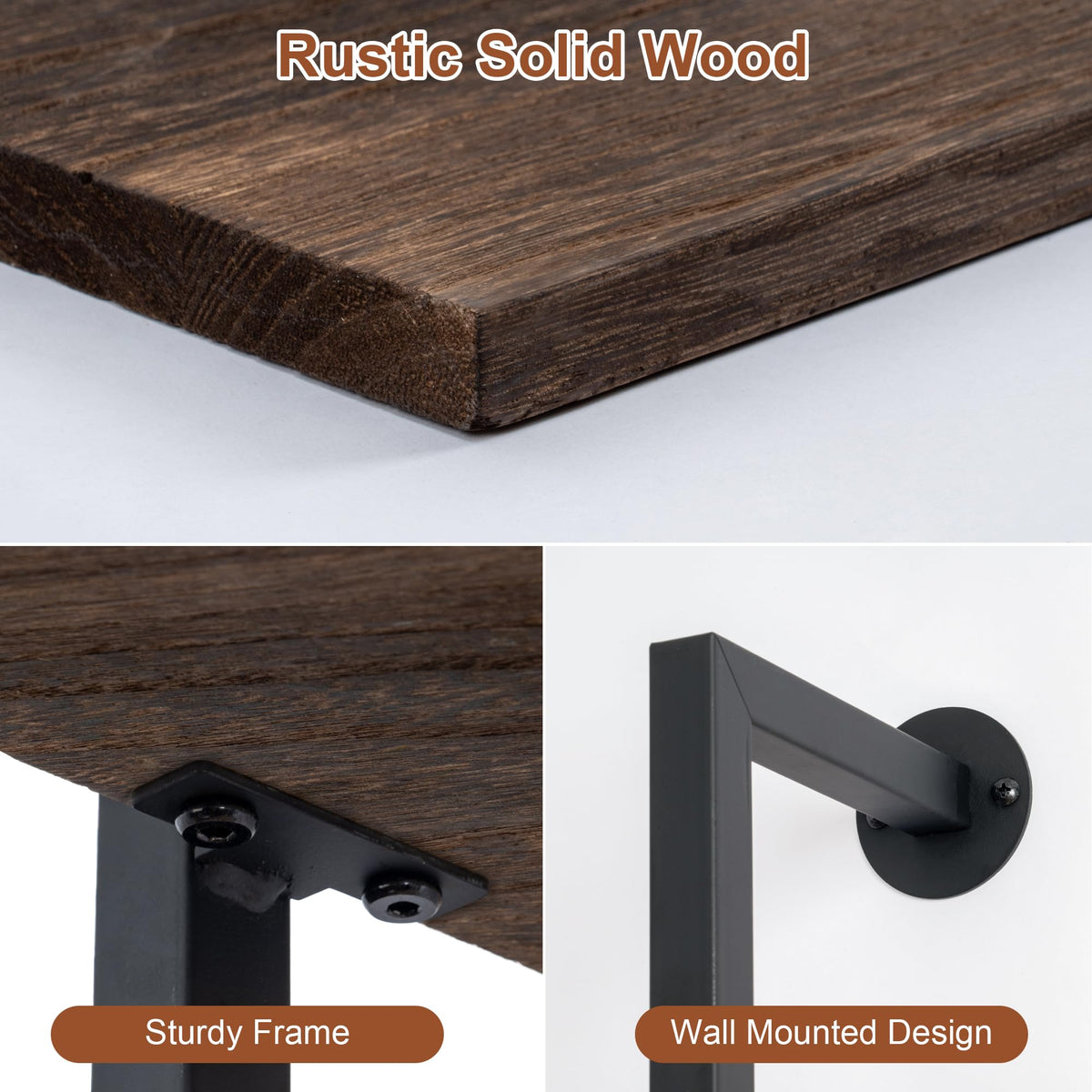 5-Tier Solid Wood Ladder Bookshelf J741730