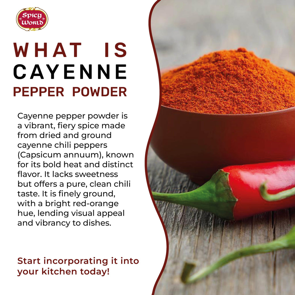 Cayenne Pepper Powder 16oz Jar 50,000 SHU Gluten Free N732