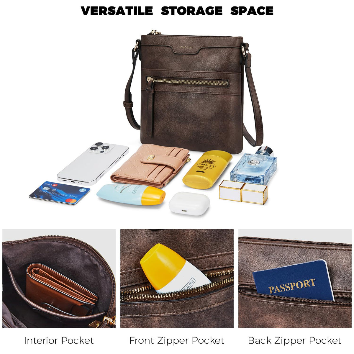 Crossbody Bags Vegan Leather L842