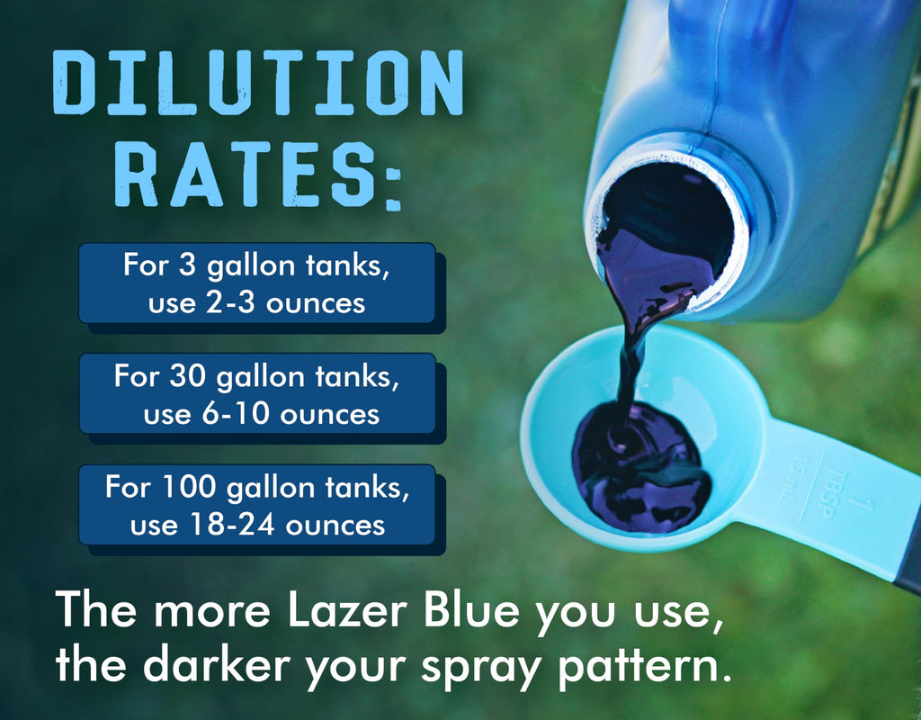 Blue 32 Ounces Concentrated Spray Pattern Indicator and Surfactant A2195
