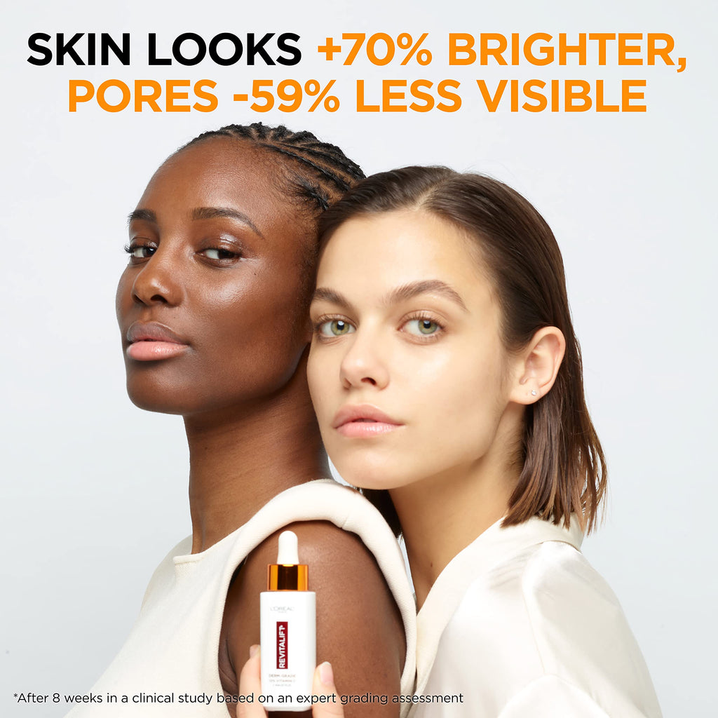 Vitamin C Brightening Face Serum with Vitamin E, Salicylic Acid, 1 oz J7333