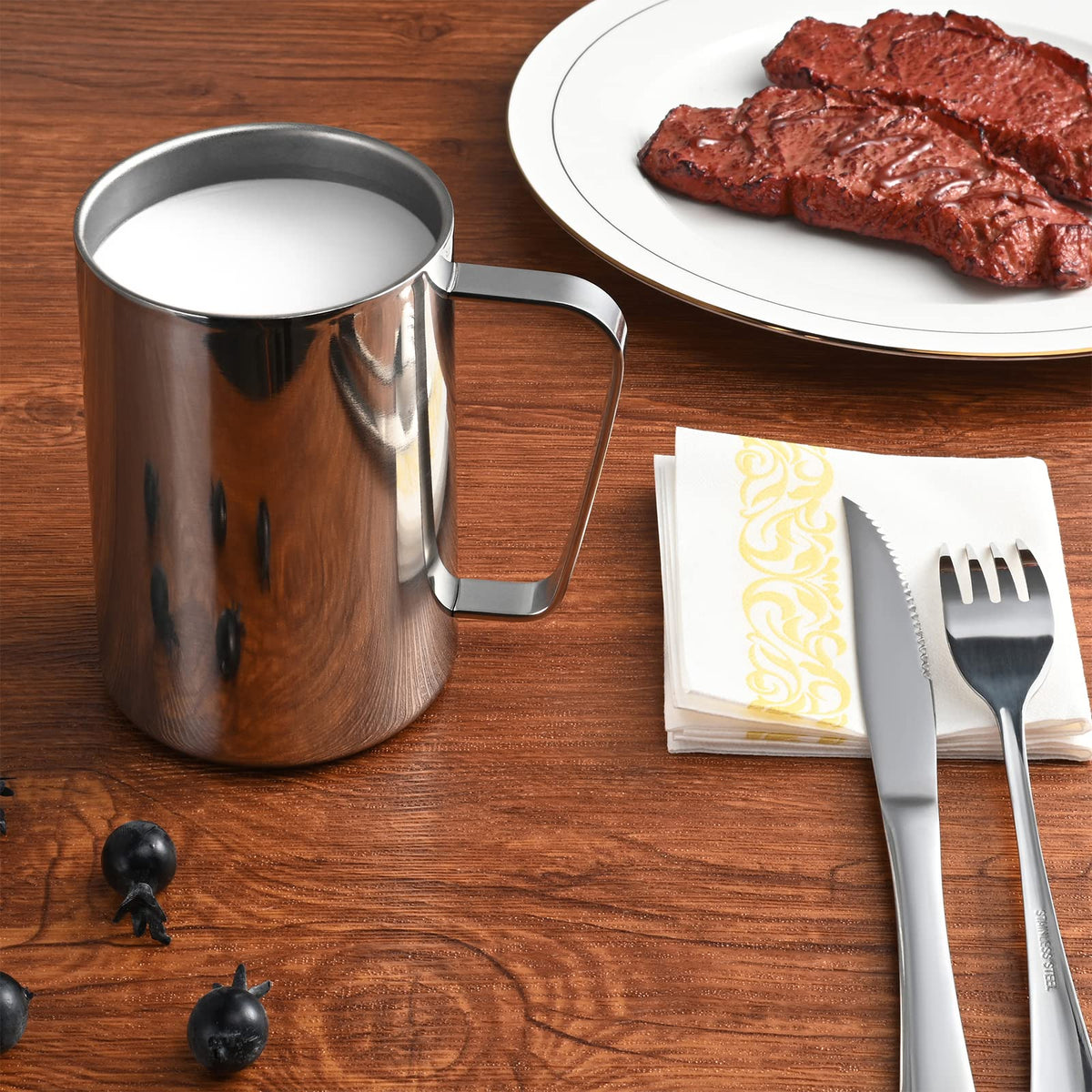 2 Pcs 16.9oz Stainless Steel Double Wall Vacuum Insulated Mug D99956