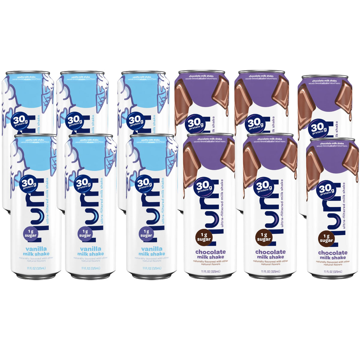 Filtered Protein Milk Shake Variety Pack, 12 Cans P237866