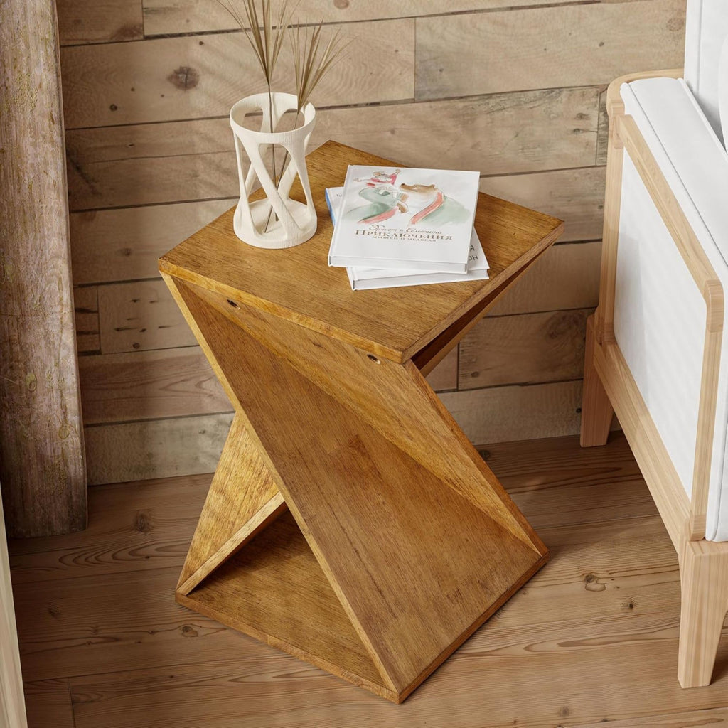 Rustic Farmhouse End Tables Set of 2 F451545