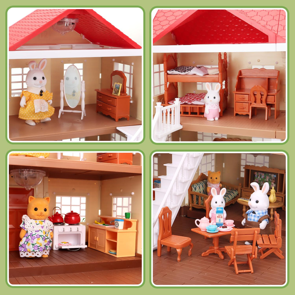 Cozy Cabin Doll House Playset U620062