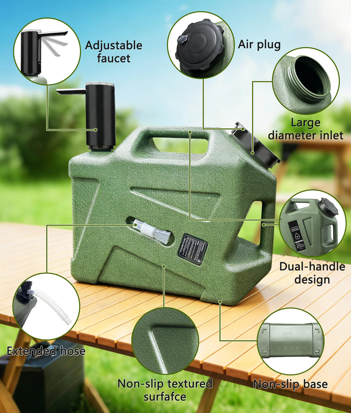 5 Gallon Water Jug with Electric Water Dispenser L57611
