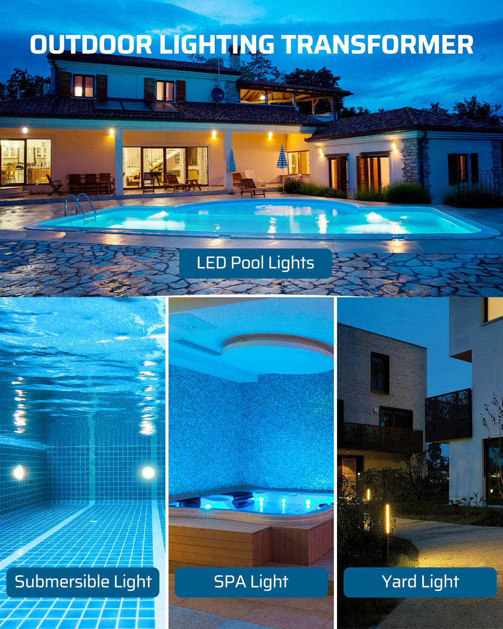 200W Low Voltage Pool Transformer G969