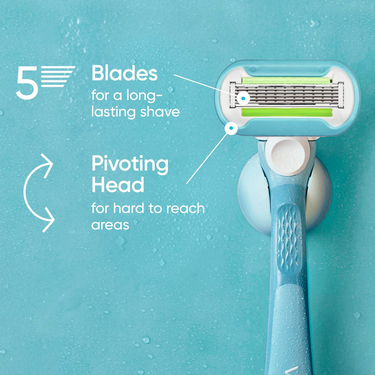 4 Count Womens Razor Blade Refills T5779