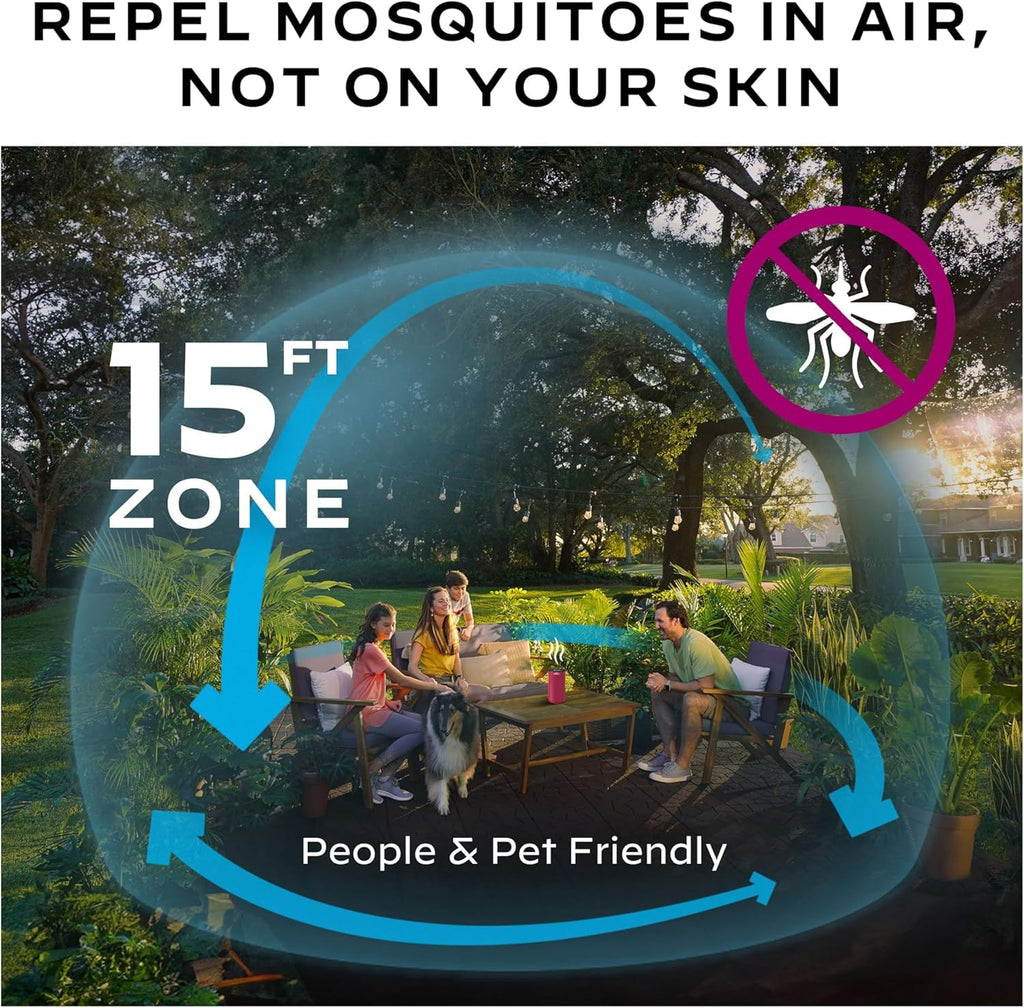 Mosquito Repeller Patio Shield 12-Hour Refill 15 Foot Zone T559656