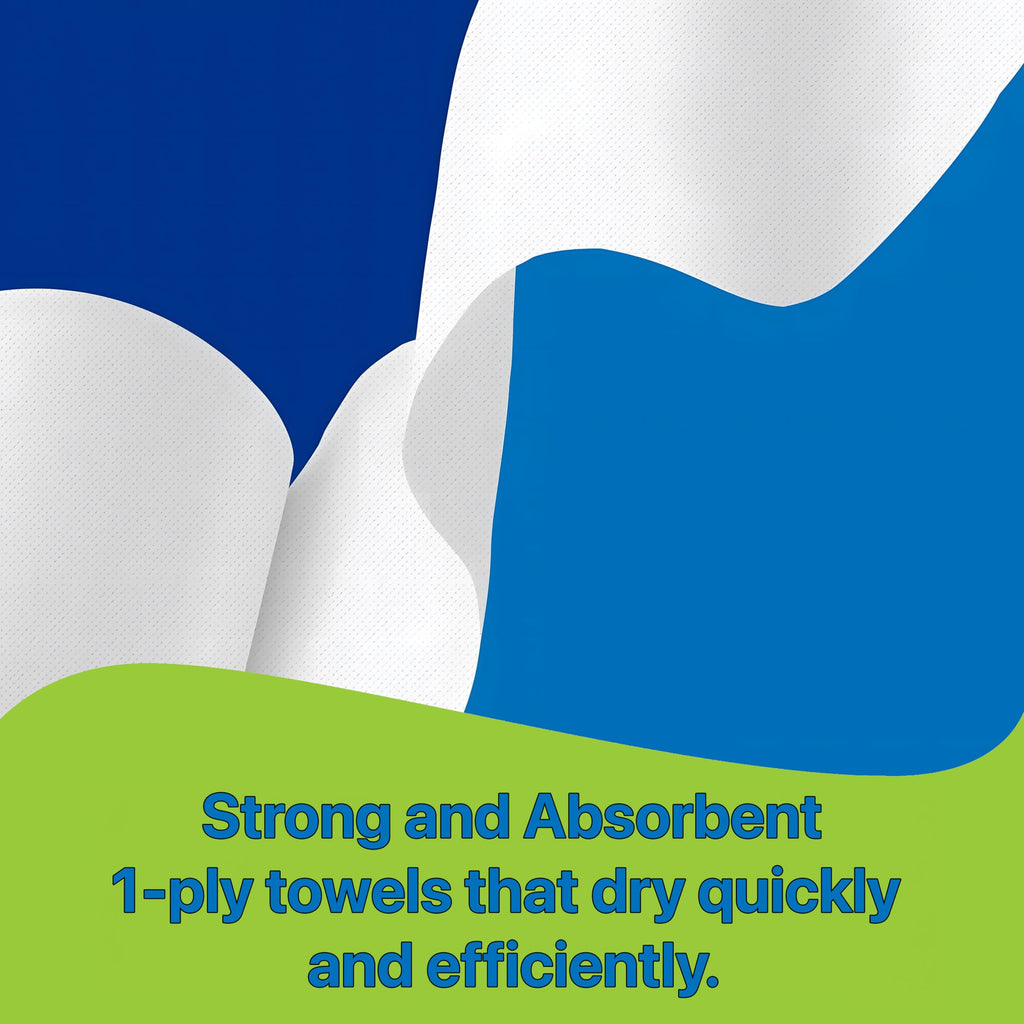 White 1 Ply Hardwound Paper Hand Towel 1 Roll O5913