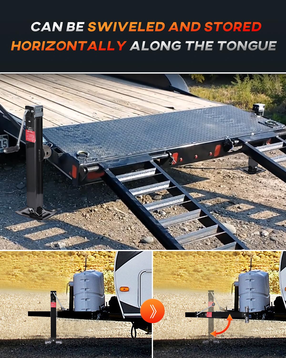 8000 lbs Swivel Trailer Jack S217317