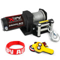 2500lbs 12V Waterproof Electric Winch with Steel Cable W72963