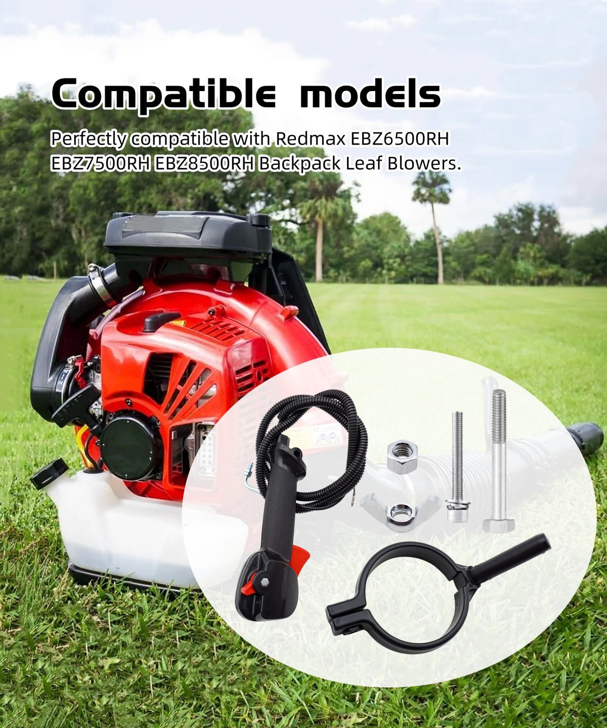 Throttle Control Lever Assembly for Backpack Leaf Blowers T178