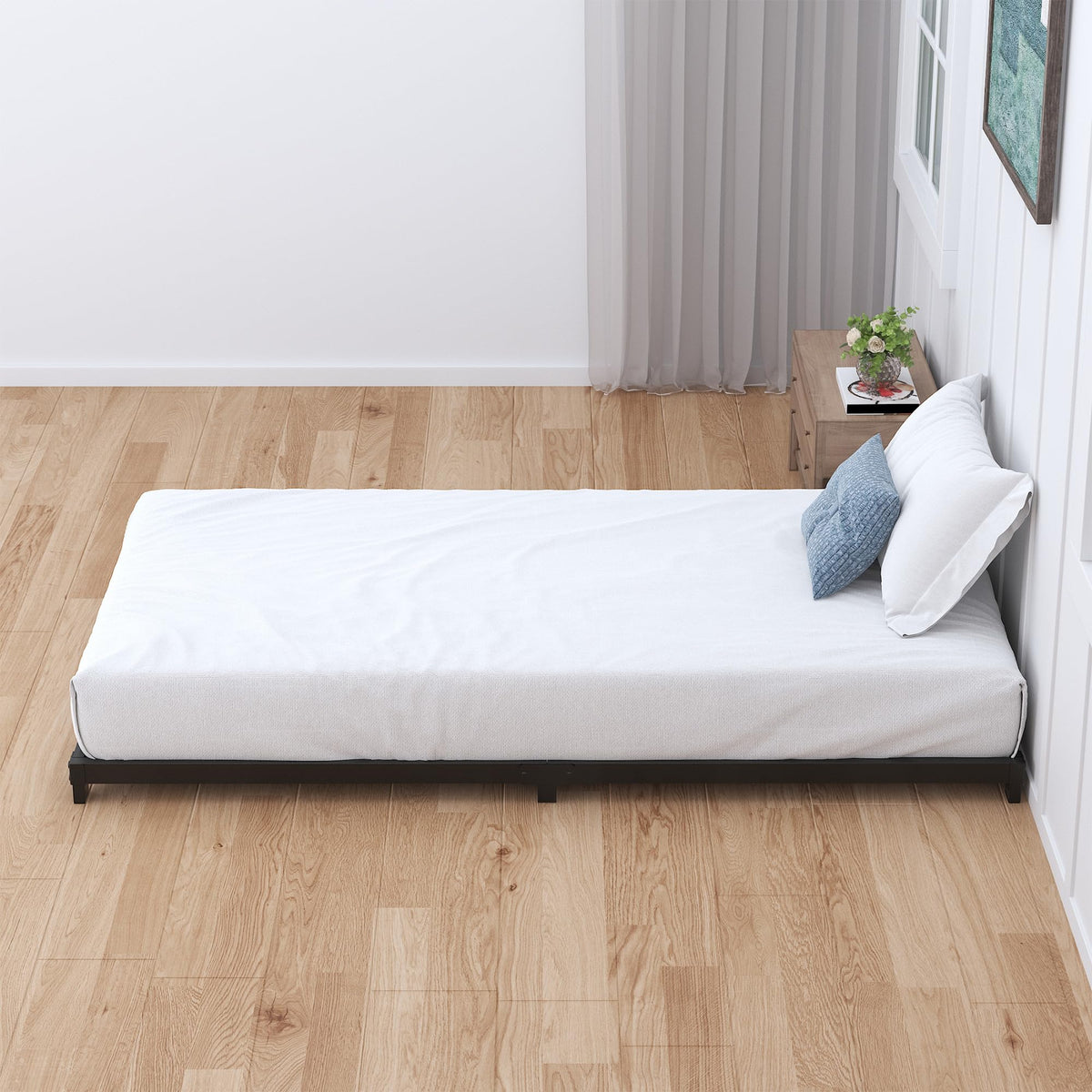 4 Inch Low Profile Twin Platform Bed Frame Z261