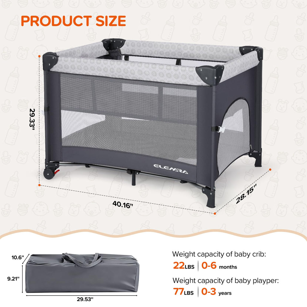 3 in 1 Wide Baby Bassinet with Mattress M44786