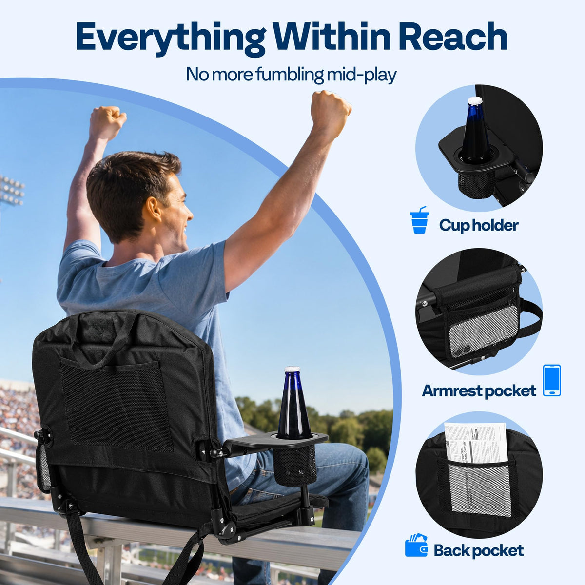 Stadium Seats with Back Support X67017