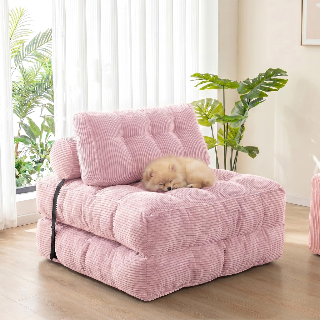 3-in-1 Folding Sofa Bed Convertible Futon Chair K6630