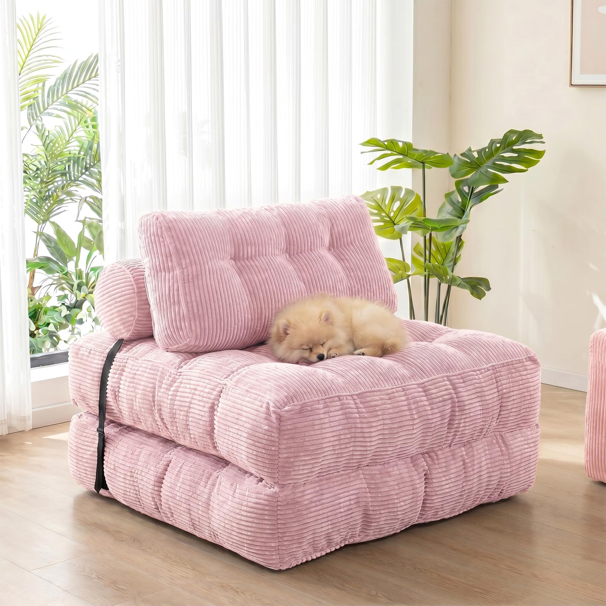 3-in-1 Folding Sofa Bed Convertible Futon Chair K6630