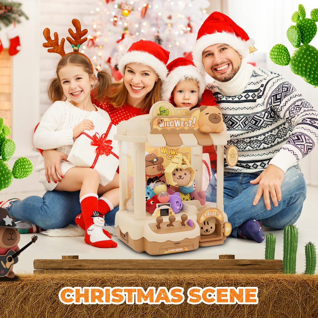 Claw Machine with Plush Toys and Capsules M967338