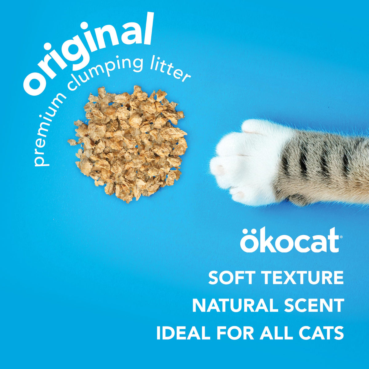 Natural Wood Clumping Cat Litter 16.6 lbs R415