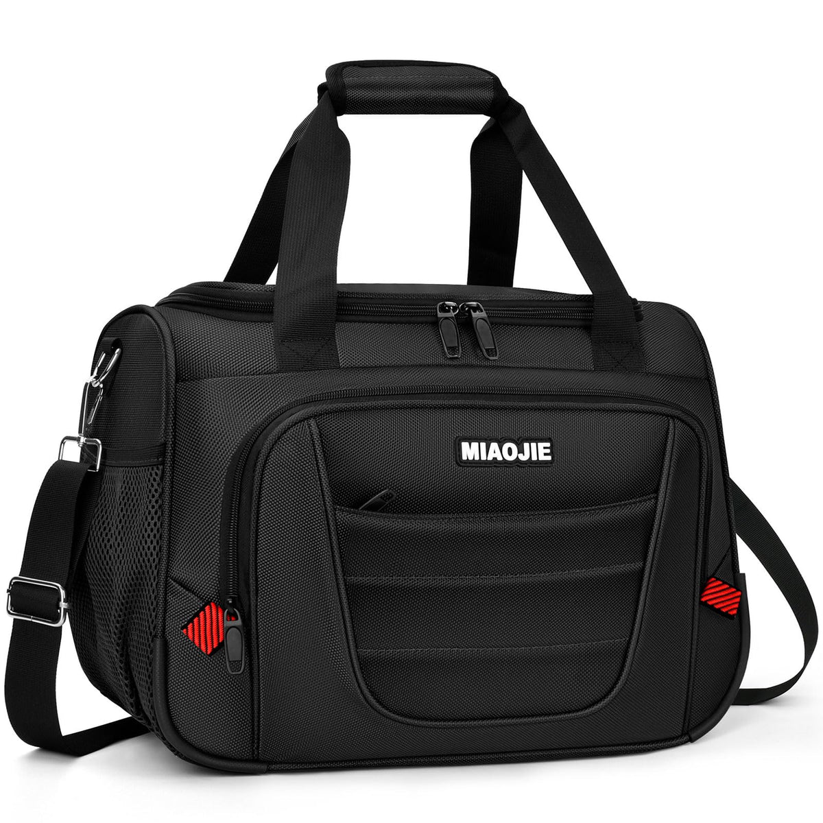 16 IN Black Underseat Carry On Luggage Bag T9174