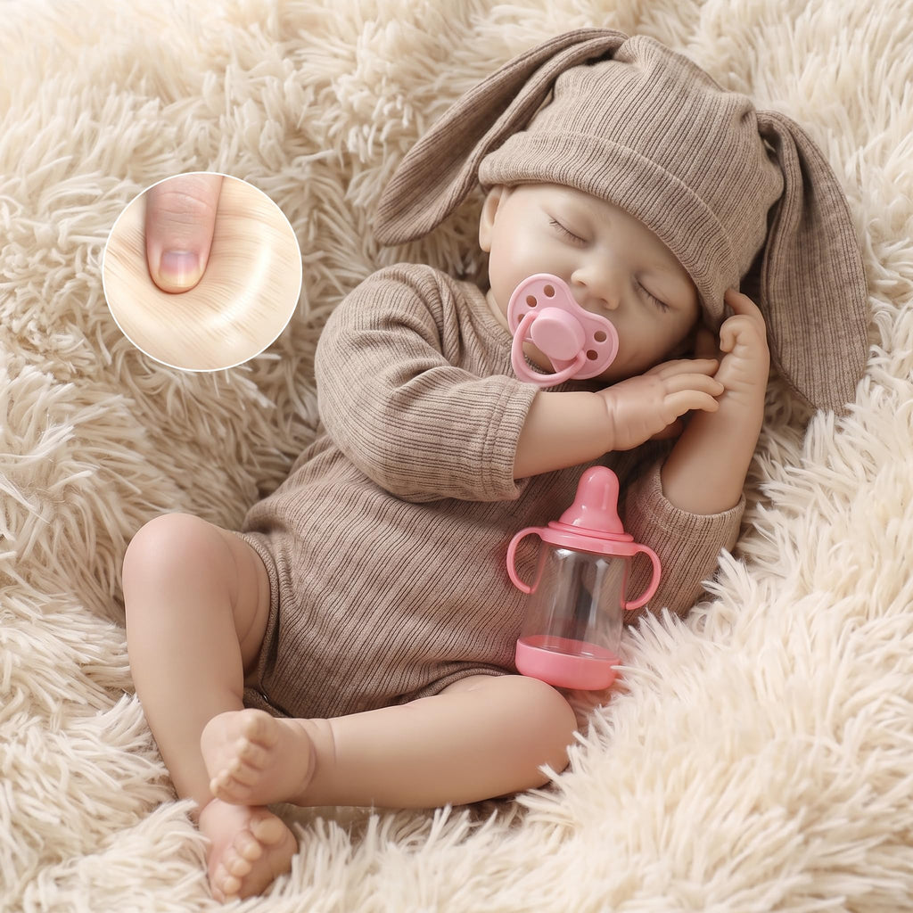20 Inch Lifelike Reborn Baby Doll with Soft Vinyl Body N47233