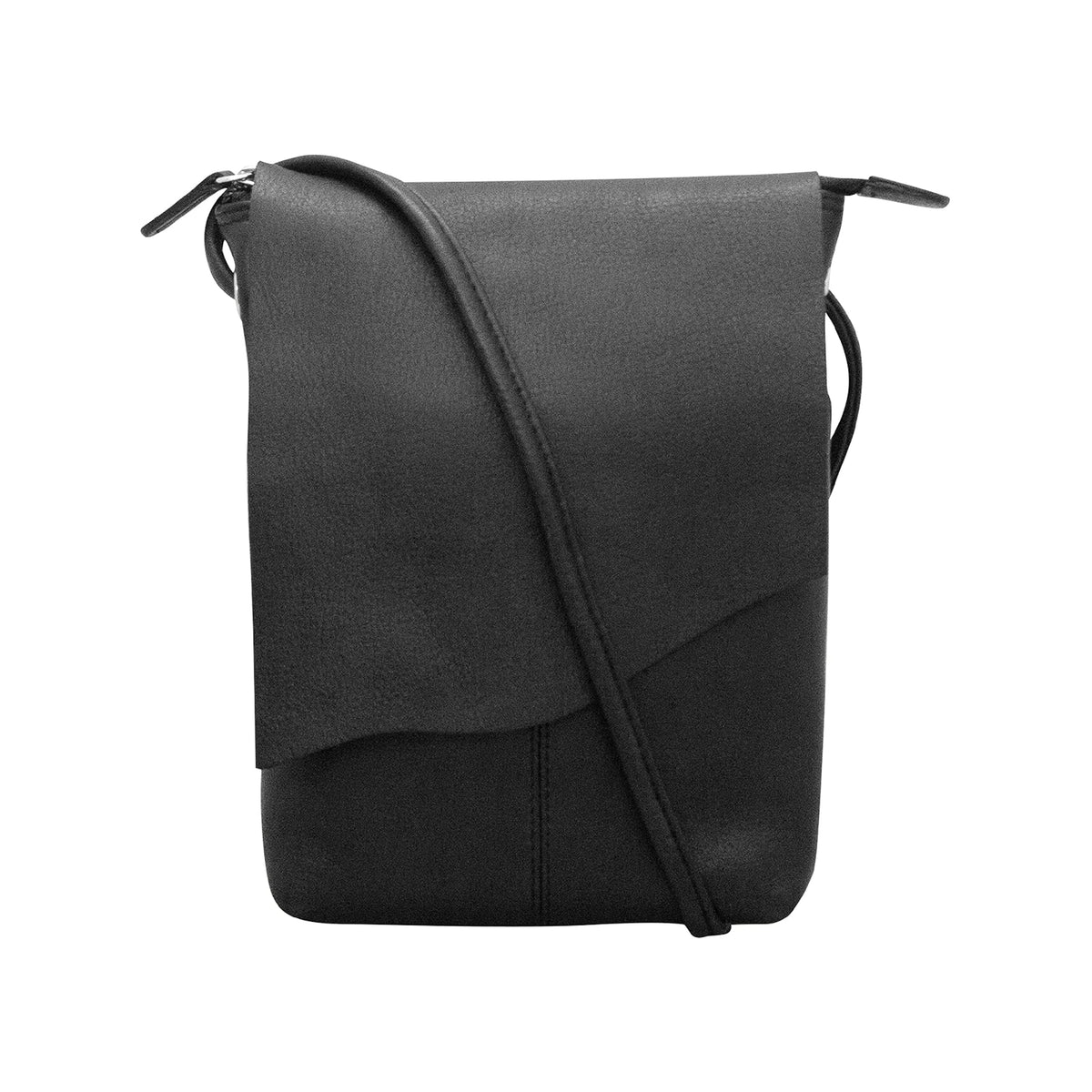 Leather Mini Crossbody Bag with RFID Blocking X53419