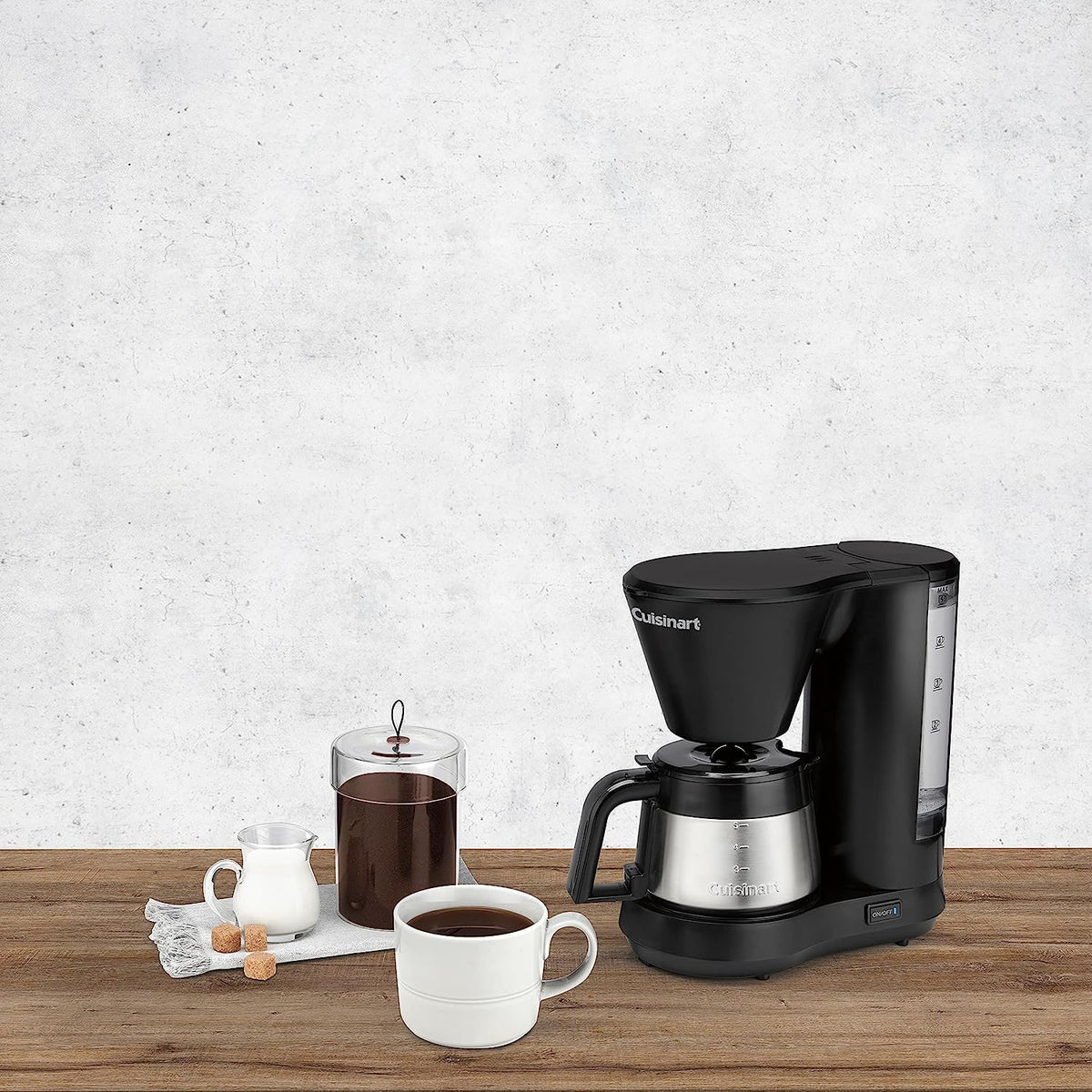 5-Cup Coffee Maker with Stainless Steel Carafe U805716