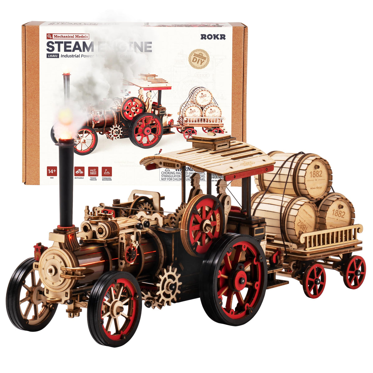 3D Puzzle 469pcs Wooden Mechanical Assembly Model Kit Q865